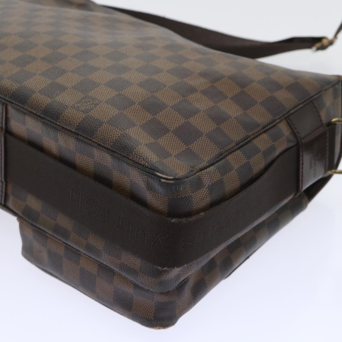 LOUIS VUITTON Damier Ebene Broadway Shoulder Bag N42270 LV Auth 53586