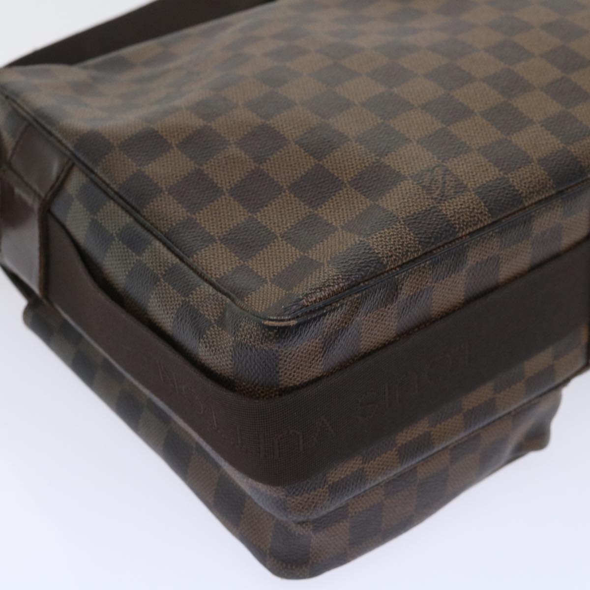 LOUIS VUITTON Damier Ebene Broadway Shoulder Bag N42270 LV Auth 53586