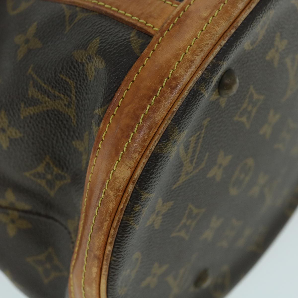 LOUIS VUITTON Monogram Bucket GM Shoulder Bag Vintage M42236 LV Auth 53591