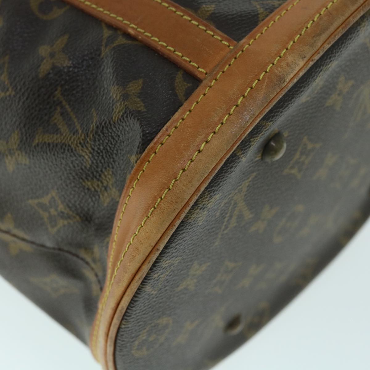 LOUIS VUITTON Monogram Bucket GM Shoulder Bag Vintage M42236 LV Auth 53591