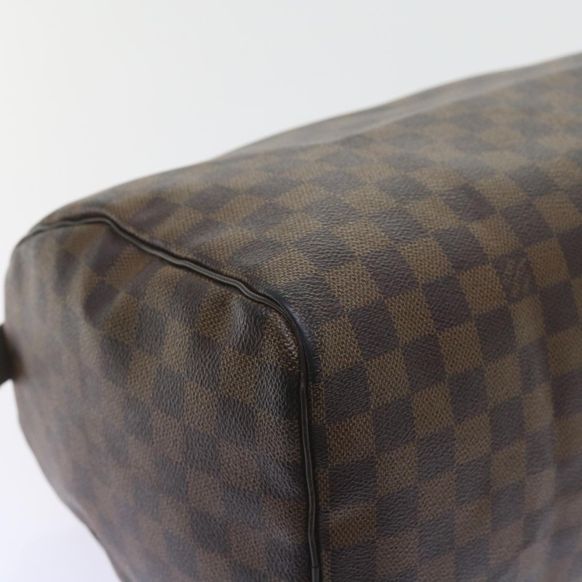 LOUIS VUITTON Damier Ebene Speedy 35 Hand Bag N41363 LV Auth 53620