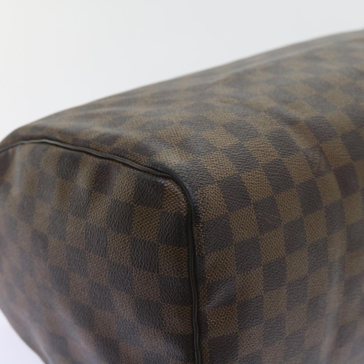 LOUIS VUITTON Damier Ebene Speedy 35 Hand Bag N41363 LV Auth 53620