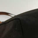 GUCCI GG Canvas Tote Bag Nylon Brown Auth 53670-17