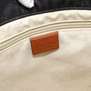 GUCCI GG Canvas Tote Bag Nylon Brown Auth 53670-18