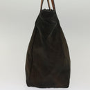 GUCCI GG Canvas Tote Bag Nylon Brown Auth 53670-4