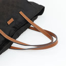 GUCCI GG Canvas Tote Bag Nylon Brown Auth 53670-7