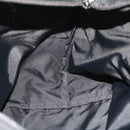 BURBERRY Nova Check Blue Label Hand Bag Nylon Leather Beige Black Auth 53723-21