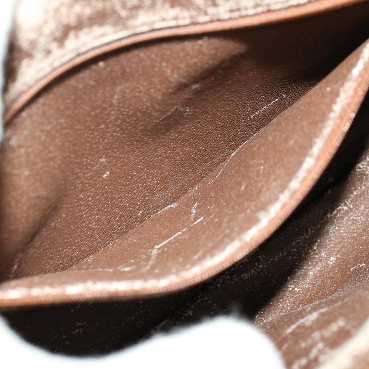 Burberrys Nova Check Shoulder Bag PVC Leather Beige Brown Auth 53729