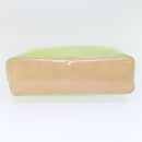 CELINE Hand Bag Suede Green Auth 53736V-7