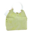CELINE Hand Bag Suede Green Auth 53736V-1