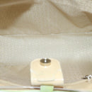 CELINE Hand Bag Suede Green Auth 53736V-22