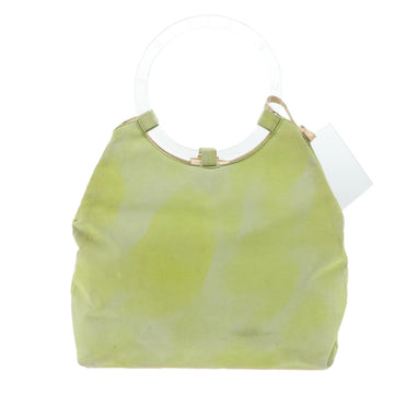CELINE Hand Bag Suede Green Auth 53736V - 0