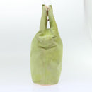 CELINE Hand Bag Suede Green Auth 53736V-4