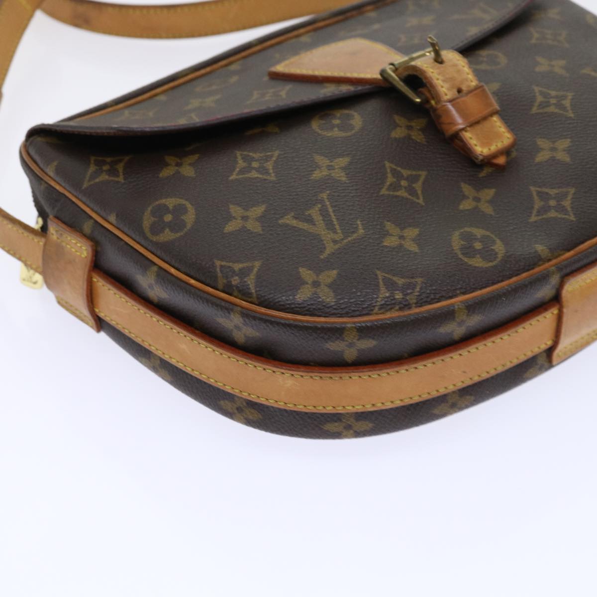 LOUIS VUITTON Monogram Jeune Fille MM Shoulder Bag M51226 LV Auth 53777