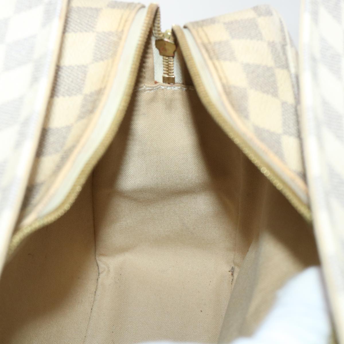 LOUIS VUITTON Damier Azur Naviglio Shoulder Bag N51189 LV Auth 53834