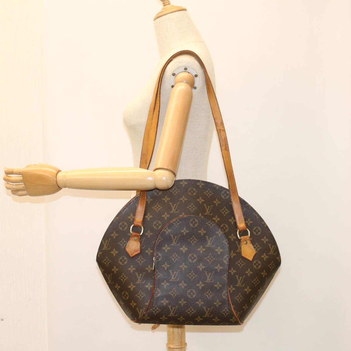 LOUIS VUITTON Monogram Ellipse Shopping Shoulder Bag M51128 LV Auth 53835