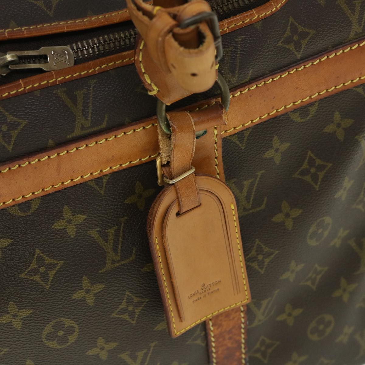 LOUIS VUITTON Monogram Sac Demi Souple 45 Pet Carry LV Auth 53854