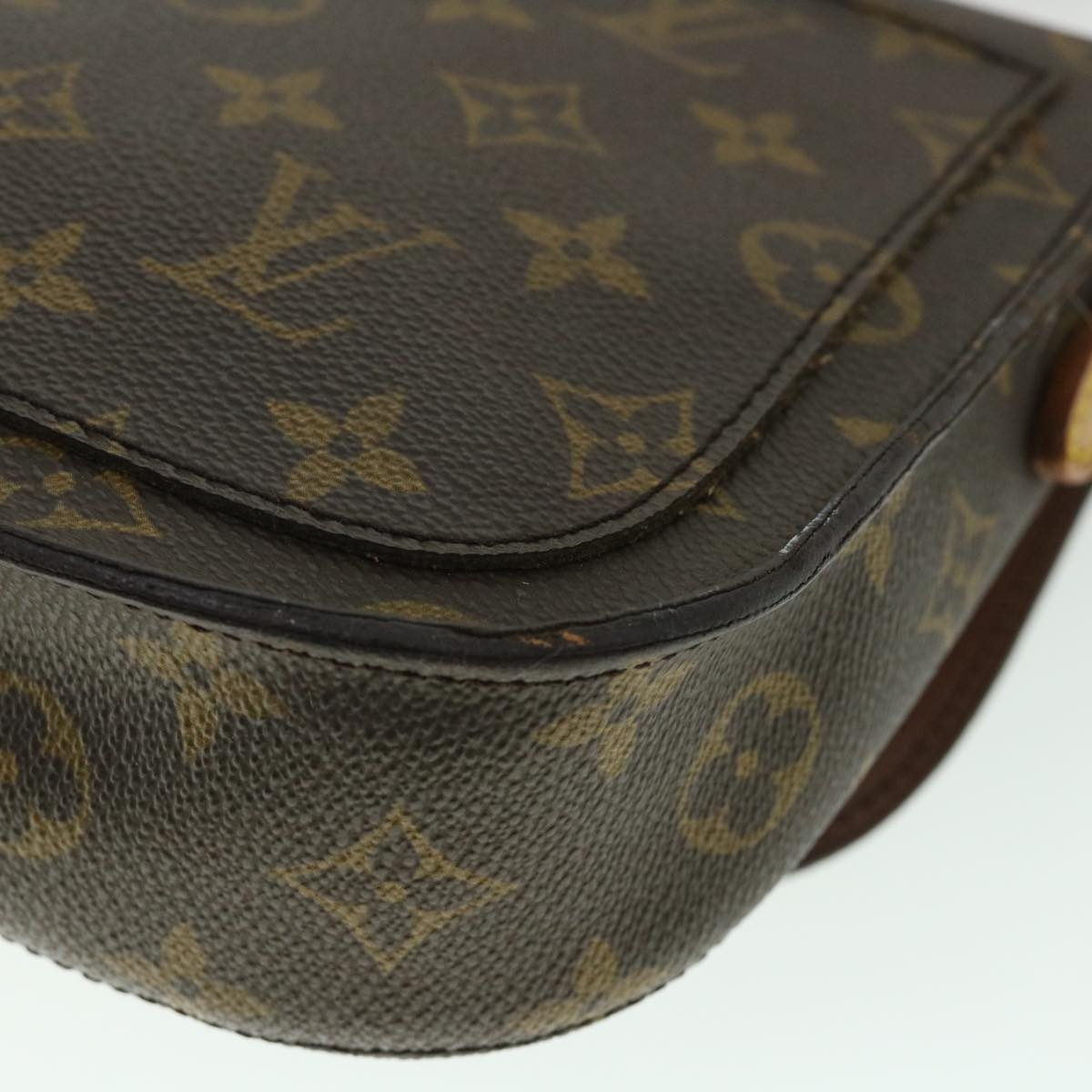 LOUIS VUITTON Monogram Saint Cloud MM Shoulder Bag M51243 LV Auth 53902