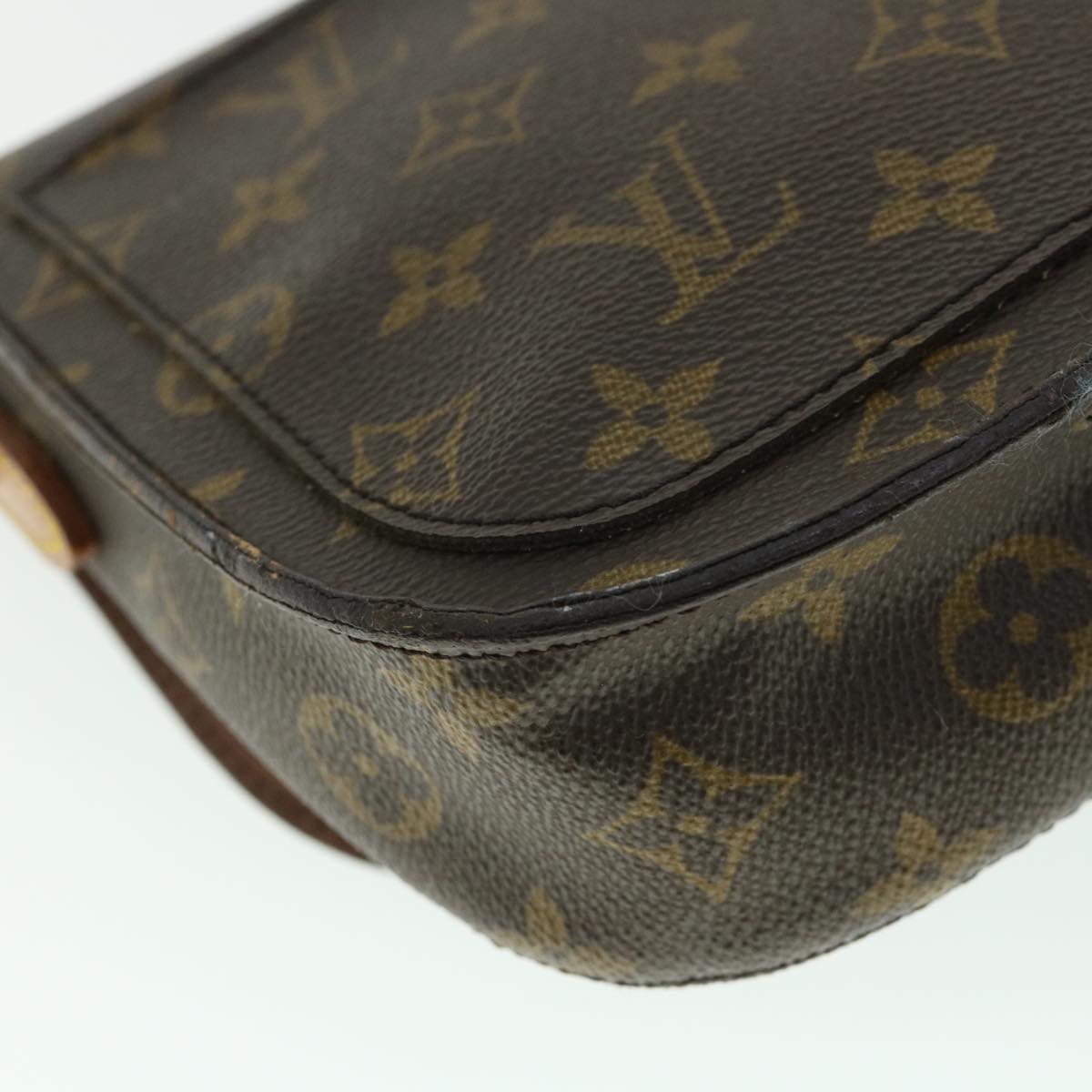 LOUIS VUITTON Monogram Saint Cloud MM Shoulder Bag M51243 LV Auth 53902