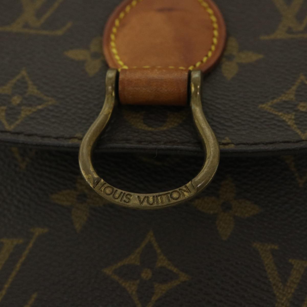 LOUIS VUITTON Monogram Saint Cloud MM Shoulder Bag M51243 LV Auth 53902