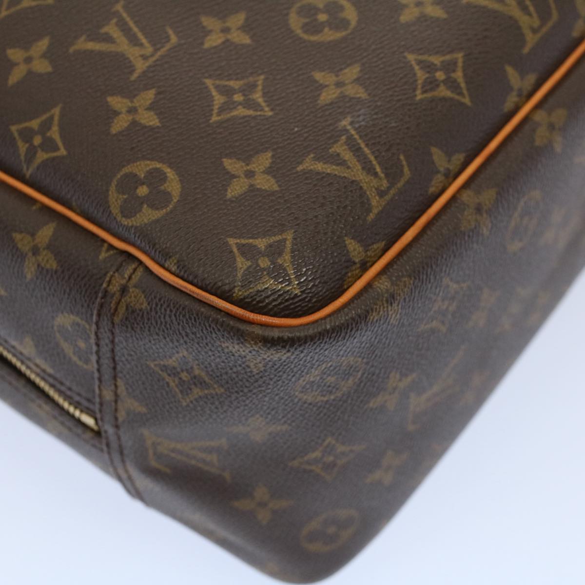 LOUIS VUITTON Monogram Deauville Hand Bag M47270 LV Auth 53934