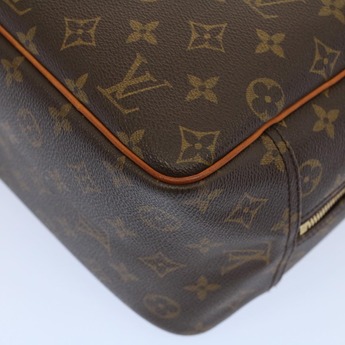 LOUIS VUITTON Monogram Deauville Hand Bag M47270 LV Auth 53934