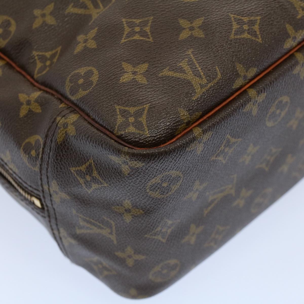 LOUIS VUITTON Monogram Deauville Hand Bag M47270 LV Auth 53935