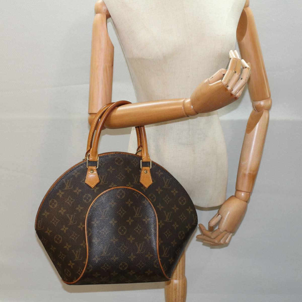 LOUIS VUITTON Monogram Ellipse MM Hand Bag M51126 LV Auth 53963