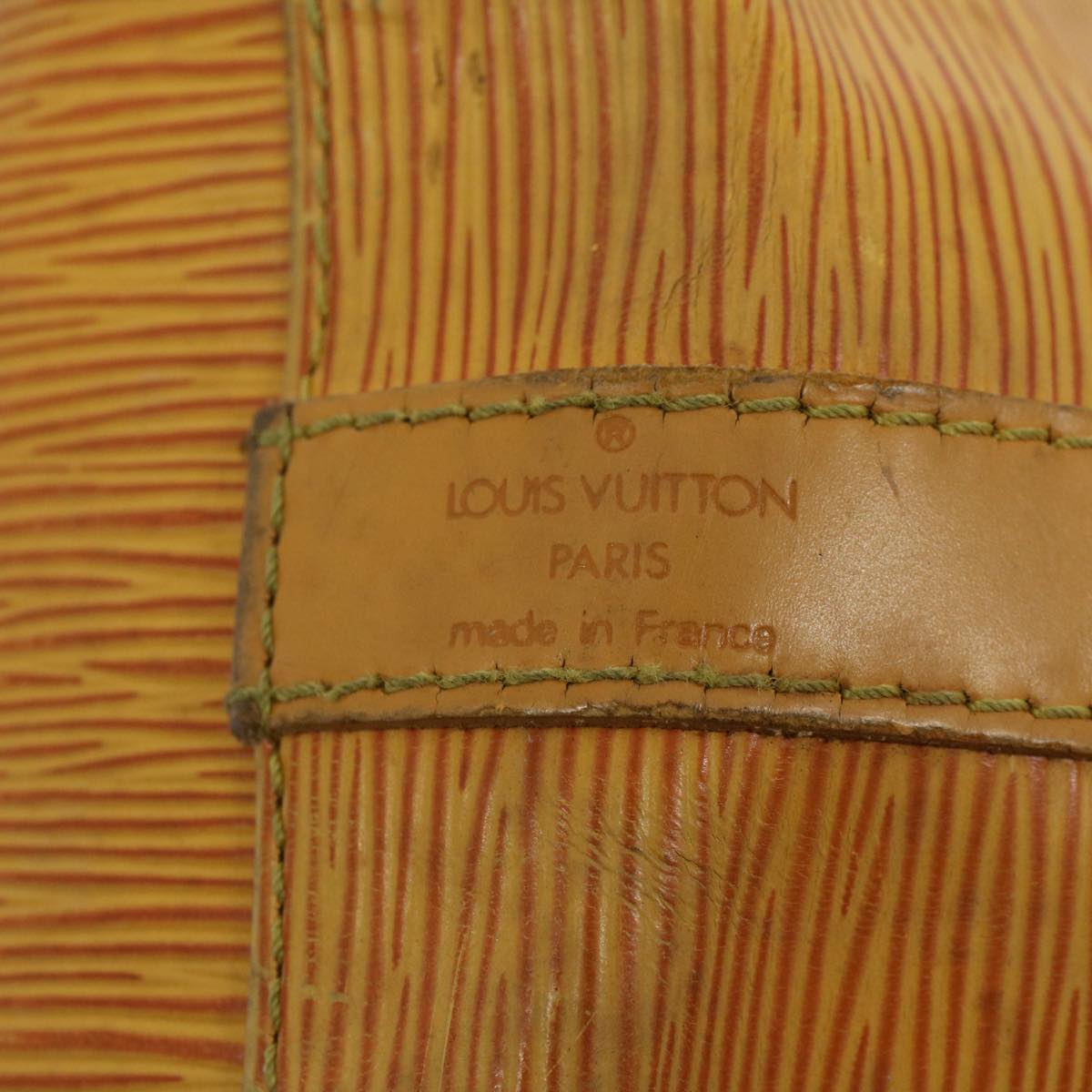 LOUIS VUITTON Epi Petit Noe Shoulder Bag Tassili Yellow M44109 LV Auth 53985