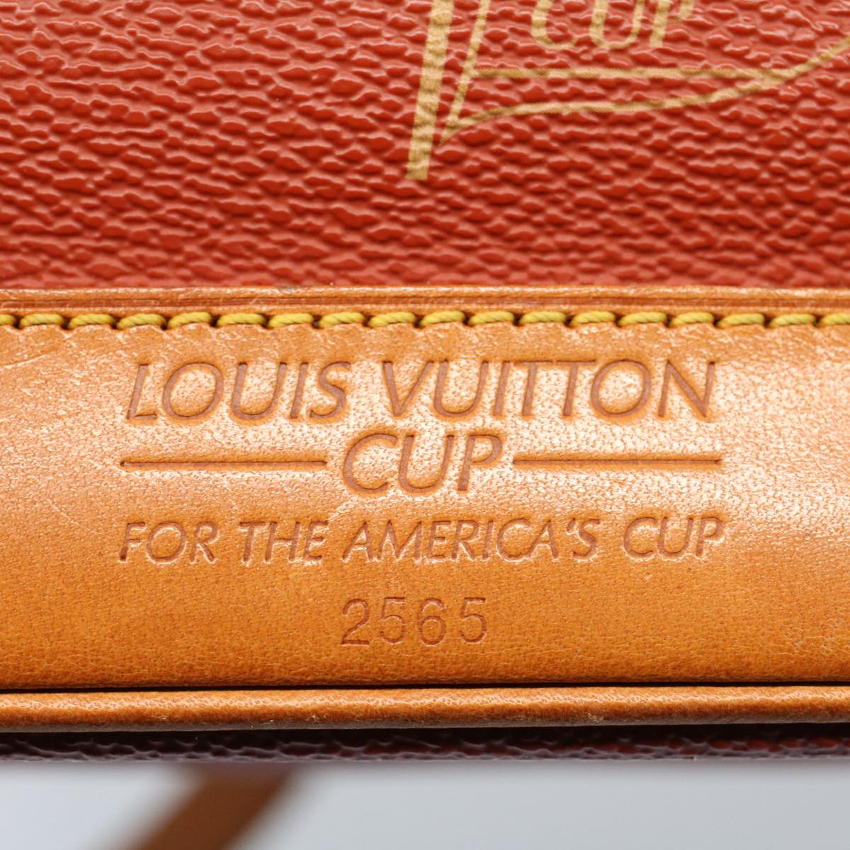 LOUIS VUITTON LOUIS VUITTON Cup Le Touquet Shoulder Bag Red M80027 Auth 53988