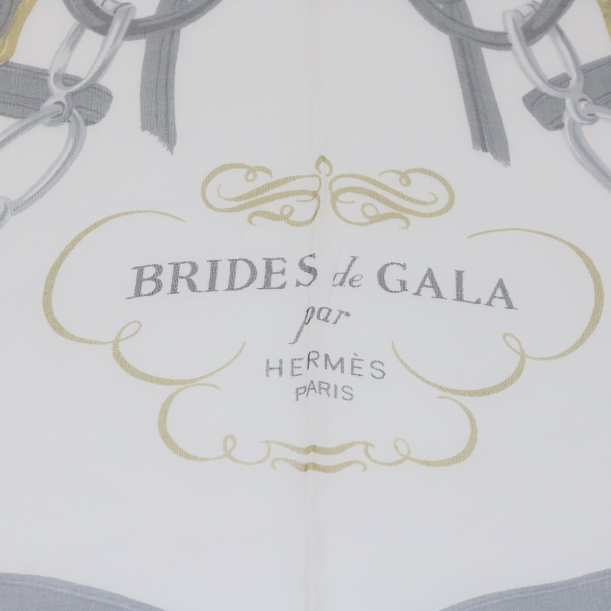 HERMES BRIDES DE GALA Stole Silk Pink Auth 54056