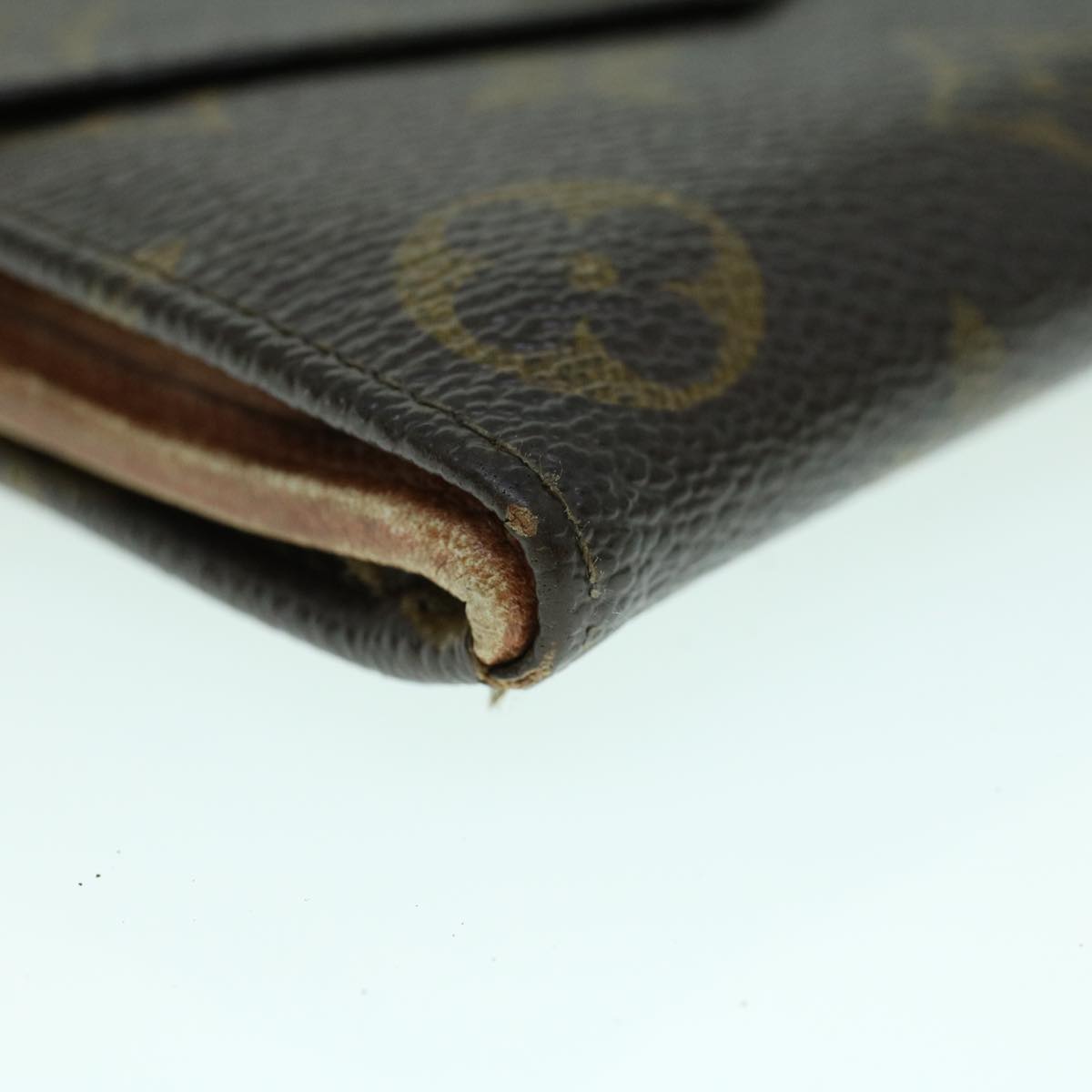 LOUIS VUITTON Monogram Portefeuille Elise Wallet M61654 LV Auth 54079