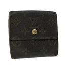 LOUIS VUITTON Monogram Portefeuille Elise Wallet M61654 LV Auth 54081-1