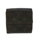 LOUIS VUITTON Monogram Portefeuille Elise Wallet M61654 LV Auth 54081-2
