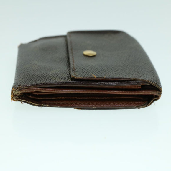 LOUIS VUITTON Monogram Portefeuille Elise Wallet M61654 LV Auth 54081