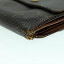 LOUIS VUITTON Monogram Portefeuille Elise Wallet M61654 LV Auth 54081-7