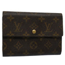 LOUIS VUITTON Monogram Porte Tresor Etui Papie Wallet M61202 LV Auth 54090-1
