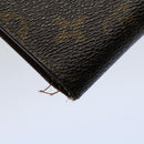 LOUIS VUITTON Monogram Porte Tresor Etui Papie Wallet M61202 LV Auth 54090-17