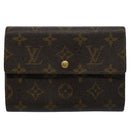 LOUIS VUITTON Monogram Porte Tresor Etui Papie Wallet M61202 LV Auth 54090-13