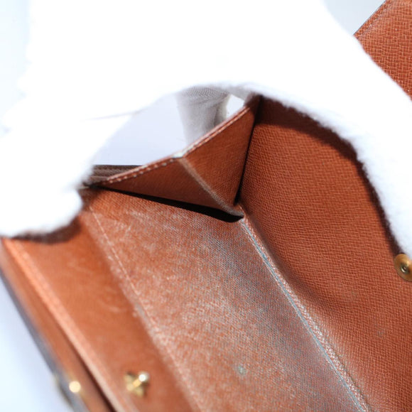 LOUIS VUITTON Monogram Porte Tresor Etui Papie Wallet M61202 LV Auth 54090