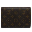 LOUIS VUITTON Monogram Porte Tresor Etui Papie Wallet M61202 LV Auth 54090-2
