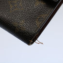 LOUIS VUITTON Monogram Porte Tresor Etui Papie Wallet M61202 LV Auth 54090-14