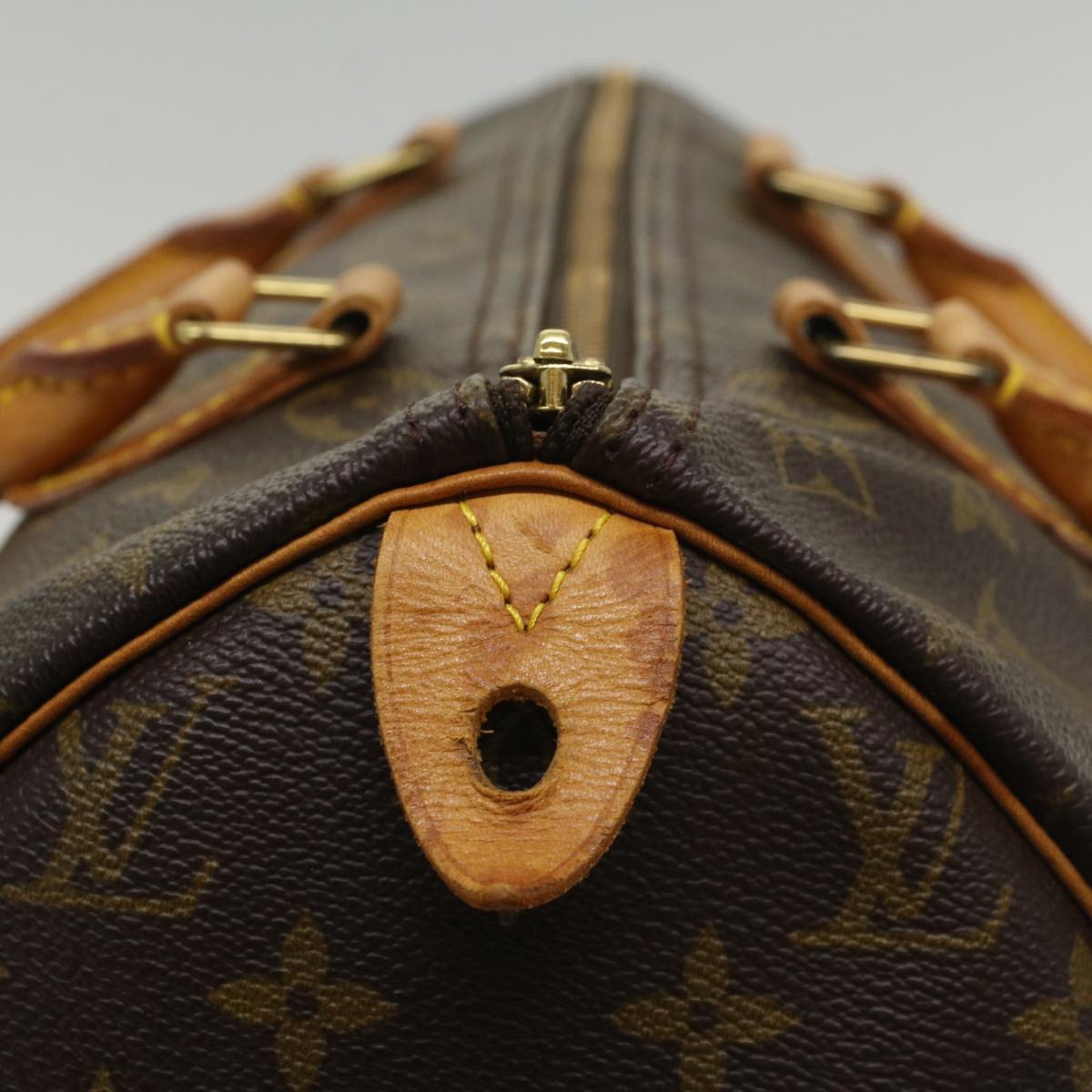 LOUIS VUITTON Monogram Speedy 30 Hand Bag M41526 LV Auth 54177