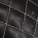 CHANEL Wild Stitch Hand Bag Leather Black CC Auth 54178-16