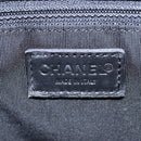 CHANEL Wild Stitch Hand Bag Leather Black CC Auth 54178-19