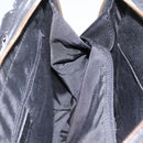 CHANEL Wild Stitch Hand Bag Leather Black CC Auth 54178-22