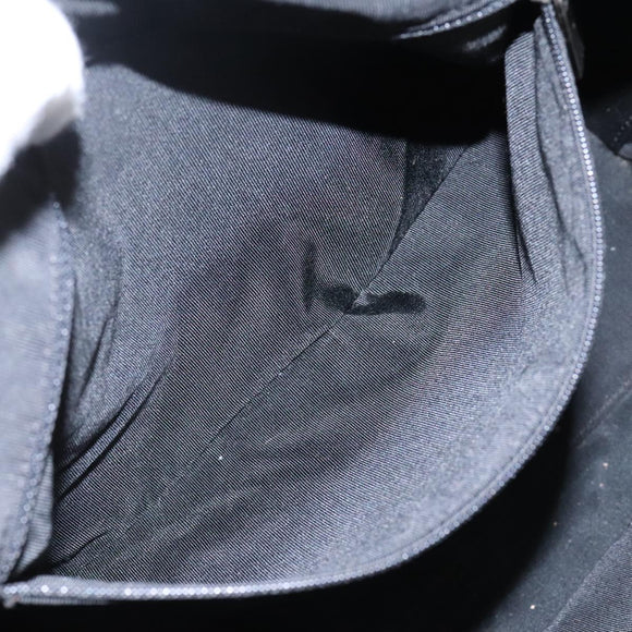 CHANEL Wild Stitch Hand Bag Leather Black CC Auth 54178