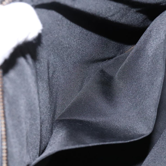 CHANEL Wild Stitch Hand Bag Leather Black CC Auth 54178