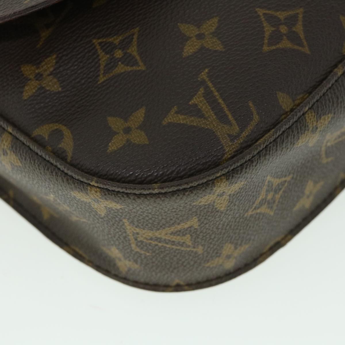 LOUIS VUITTON Monogram Saint Cloud GM Shoulder Bag M51242 LV Auth 54230