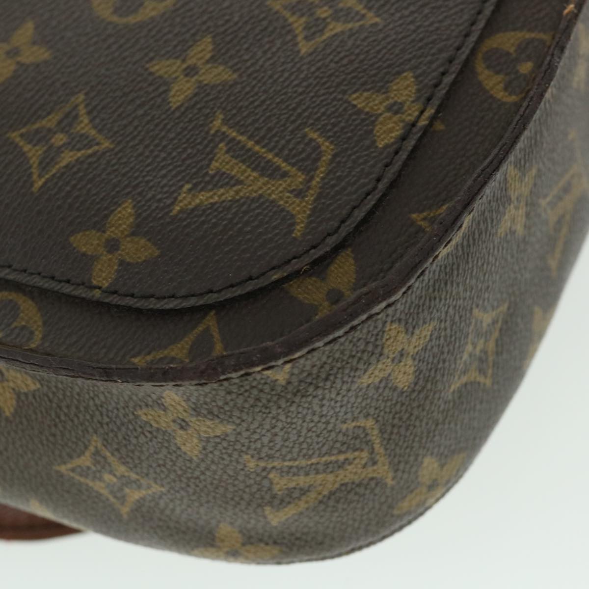 LOUIS VUITTON Monogram Saint Cloud GM Shoulder Bag M51242 LV Auth 54230